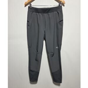 REI Co-op Woman's Gray Ankle Athletic Fit Pants Size Med Lightweight